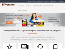 Tablet Screenshot of logicaideal.com.br